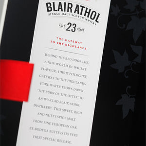 Blair Athol 23 Year Old Single Malt Scotch Whisky, 70cl