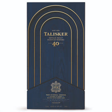 Load image into Gallery viewer, Box of Talisker Bodega 40 Year Old, Single Malt Scotch Whisky against white background
