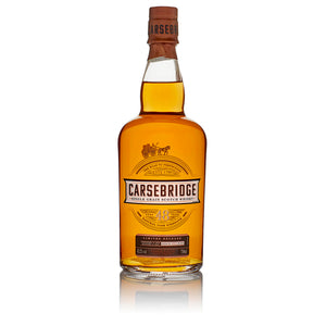 A bottle of Carsebridge 48 Year Old Single Grain Scotch Whisky against a white background