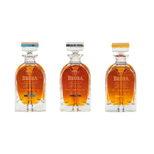 Load image into Gallery viewer, Full set of Brora Triptych Single Malt Scotch Whisky - Timeless Original (1982), Age of Peat (1977) and Elusive Legacy (1972)
