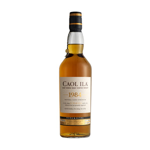 A bottle of Caol Ila 1984 - Prima & Ultima 35 Year Old Single Cask Whisky against clean white background