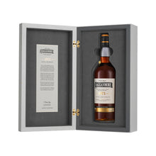 Load image into Gallery viewer, An opened box of Cragganmore 1971 - Prima &amp; Ultima Speyside Single Malt Scotch Whisky against a white background

