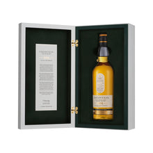 Load image into Gallery viewer, A bottle of Lagavulin 1991 - Prima &amp; Ultima, 28 Year Old Islay Single Malt Whisky in opened box against white background
