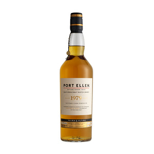 A bottle of Port Ellen 1979 - Prima & Ultima, Islay Single Malt Scotch Whisky against a white background