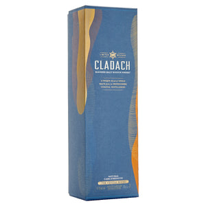 A box of Cladach Coastal Blend, Blended Malt Scotch Whisky Limited Release against a white background