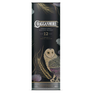 A box of Cragganmore 12 Year Old Special Release 2019 Single Malt Scotch Whisky against a white background