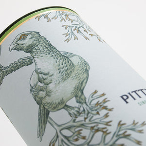 A close up of Pittyvaich 29 Year Old Special Release 2019 Single Malt Scotch Whisky box against a white background
