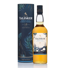 Load image into Gallery viewer, A bottle of Talisker 15 Year Old Special Release 2019, Single Malt Scotch Whisky with box against white background
